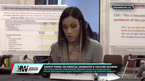 VACCINE INJURED TESTIMONALS - WASHINGTON, D.C