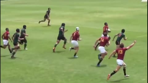 Springbok Damian Willemse Schoolboy Highlights This boy can STEP!!