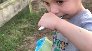 Boy’s First Ice Cream