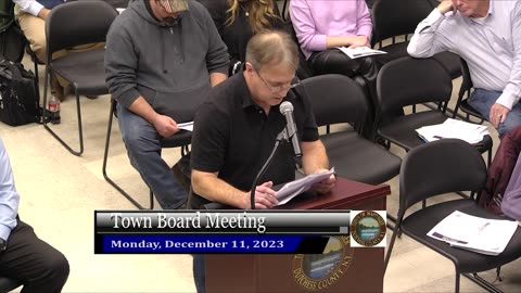 Wappingers Falls Town Board Resolution Presentation 12-11-2023