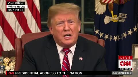 Trump's full speech from Oval Office on shutdown and border wall. 2019