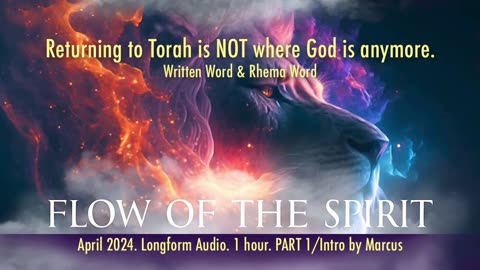 Messiah is the Fulfilled Torah so we can move forward to Walk w/ God's Spirit DIRECTLY. Part 1
