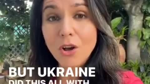 Tulsi Gabbard about Ukraine