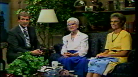 Bob Koob with Lucile Bryan and Jeffie Roberts - July 18, 1989 - KLST
