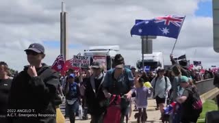 Canberra Australia Global March For Freedom - 5 February 2022