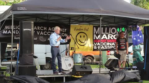 Freedom Fest Sunshine Coast! Senator Malcolm Roberts.