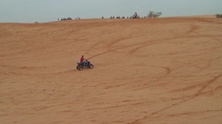Waynoka Sand Dunes Super Dave wheeling the Raptor and some dirt bike jumps from Ballman