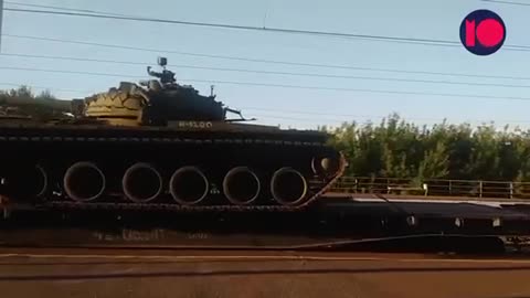 THE TRANSFER OF THE NEXT PORTION OF SOVIET TANKS TO UKRAINE FROM RUSSIA
