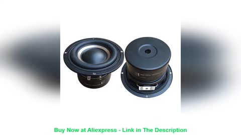 ☑️ Bass speaker Subwoofer 100W 4 Inch Subwoofer Speaker 4Ohm 8Ohm 4 Layer Voice Coil Bass Speaker