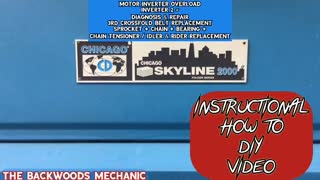 Chicago Skyline Industrial Folder (Motor Inverter Overload) Disgnostic repair HOW TO DIY