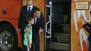 O menino que fez Cristiano Ronaldo voltar atrás