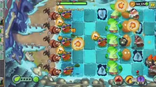 Plants vs Zombies 2 Frostbite Caves - Day 8
