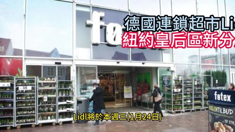 德國連鎖超市Lidl 紐約皇后區新分店