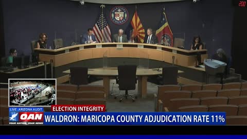 Col. Phil Waldron: Maricopa County Adjudication Rate At 11 Percent