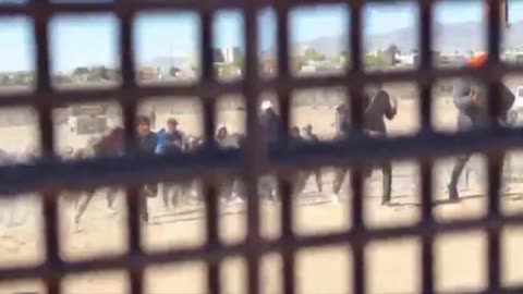 Alarming Video From El Paso Shows Migrants Pushing Past Soldiers