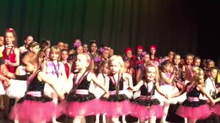 Little Girl Shoots For The Stars And Takes A Solo Bow