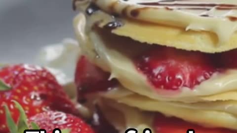 Ricotta Berry Dream Pancakes #shorts #viral #food