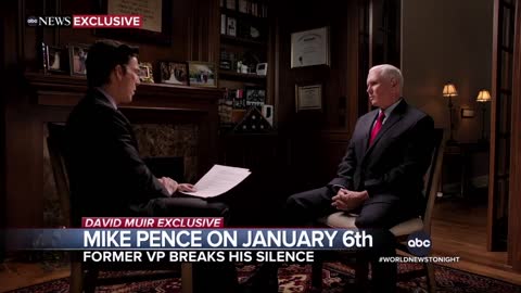 Pence swears he 'felt no fear' on Jan. 6 — and explains why he refused to get in Secret Service car