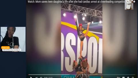 MOM saves Teen Cheerleader Daughter with LIFE SAVING CPR