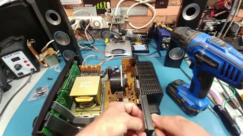 Technics component system st ch535*amplifier modification*