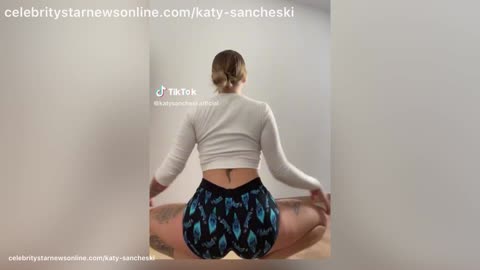 Katy Sancheski Twerking in tight booty shorts