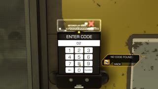 Deus Ex Human Revolution - Harvester Hideout B1 Staircase Passcode