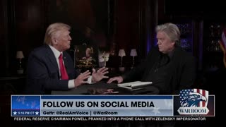 Trump to Bannon: I'll Fix The Economy In One Month