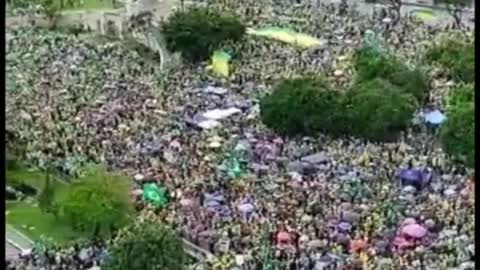 Manifestação no Brasil inteiro na QG do exército