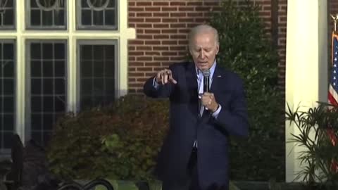 Joe was going off script bungling his G7 story and like a miracle...