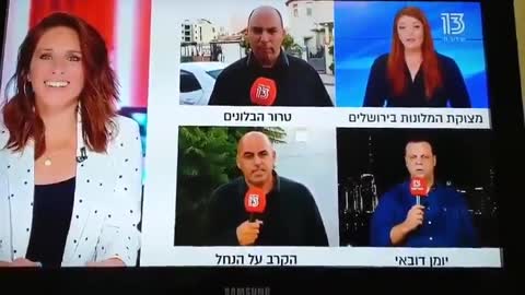 Israele, giornalista inviato crolla come un birillo in diretta, come mai? Nessuna correlazione