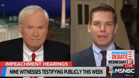 Rep. Eric Swalwell Farts on Hardball! - 2019-11-18