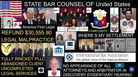 OAN Dan Ball Please Report / State BAR Counsel / Smith Downey PA Victim Complaints / Tully Rinckey PLLC Client Complaints