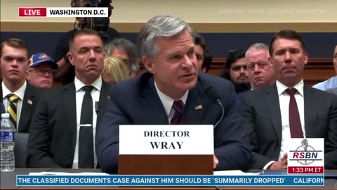 Chris Wray Asked About Joe Biden's Criminal Bribery Schemes and Foreign Bribes
