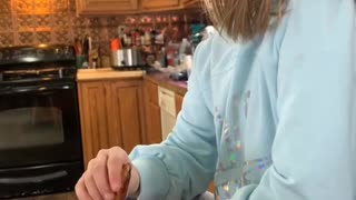 Farm Teaches Girl About The Food Chain