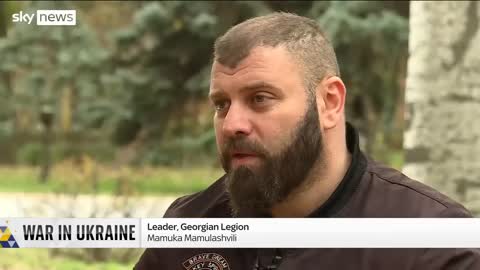 Ukraine war: Meet the Georgian Legion joining the fight against Russia's invasion