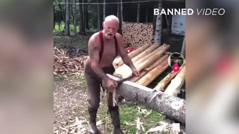 Anti WEF Lumberjack Breaks The Internet In Epic Video