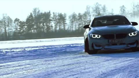 BMW M4 DRIFTING ON ICE 😲 | Please Subscribe to my Channel 😉