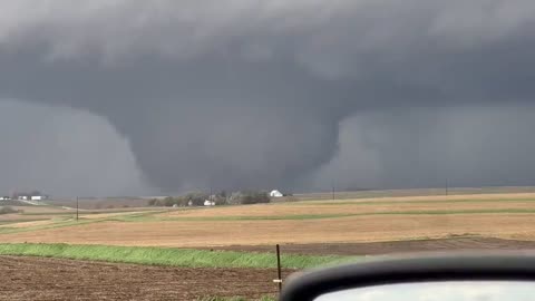 Large Tornado Near Minden Iowa