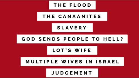Debunking reasons people call God evil (The flood-wiping out the Canaanites-etc)