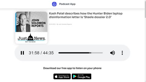 Kash Patel describes how the Hunter Biden laptop disinformation letter is Steele Dossier 2.0