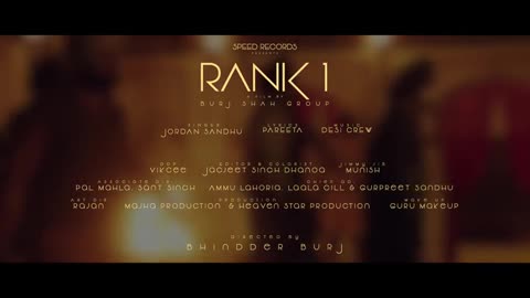 Rank 1 (OFficial Video) Jordan Sandhu | Desi Crew | Latest Punjabi Song 2023 | New Punjabi Song 2023
