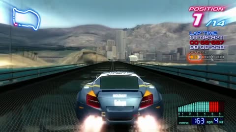 Ridge Racer 6 - Basic Route #9 Gameplay(Xbox One S HD)