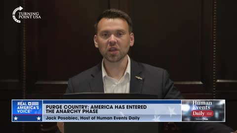 Jack Posobiec on America entering the anarchy phase with rolling brownouts, shooting sprees, and roaming criminals in the street