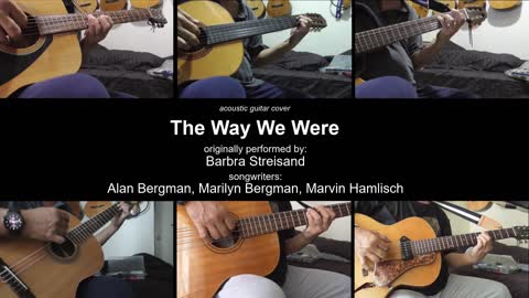 Guitar Learning Journey: "The Way We Were" cover - instrumental