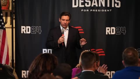 WATCH LIVE: Ron DeSantis and Kim Reynolds Speak at a Meet and Greet in Davenport, IA