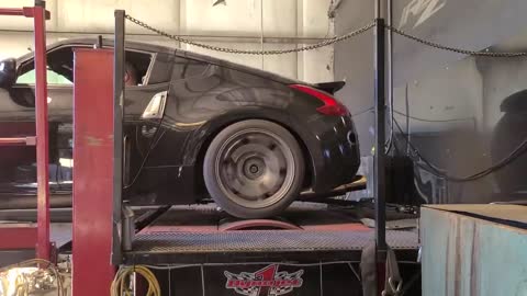 admin tuning 370z dyno run - flame map