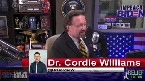 Dr. Cordie Williams with Sebastian Gorka - AMERICA First Radio Show