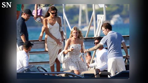 Paul Wesley and Girlfriend Natalie Kuckenburg Spend Luxury Yacht Day with Liam Payne and Kate Cassid