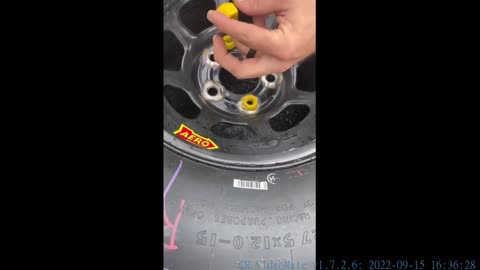 Automobile repair with small tire parts