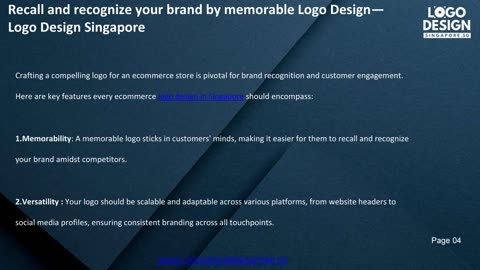Recall and recognize your brand by memorable Logo Design — Logo Design Singapore